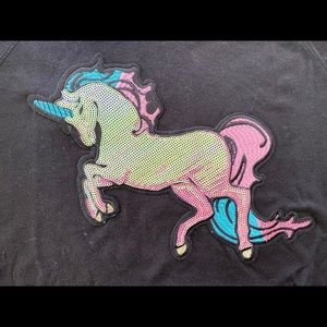 Black Unicorn Long-sleeved T-shirt S, M, L, XL